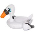 Schwimmtier White Swan Weiß - Schwarz/Weiß, Kunststoff (201/160cm) - MÖMAX modern living