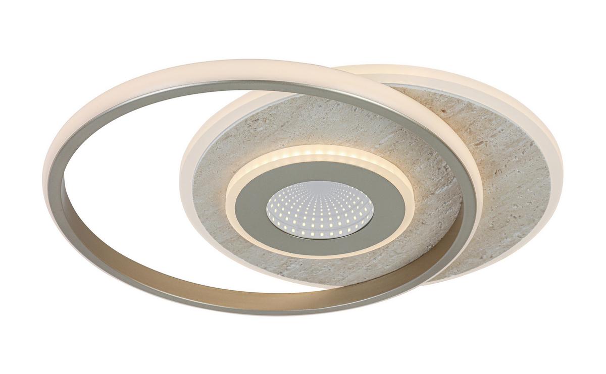 LED-Deckenleuchte Pul Champagnerfarben max. 24 Watt - Champagner, MODERN, Kunststoff/Metall (42/35/6cm) - Mömax