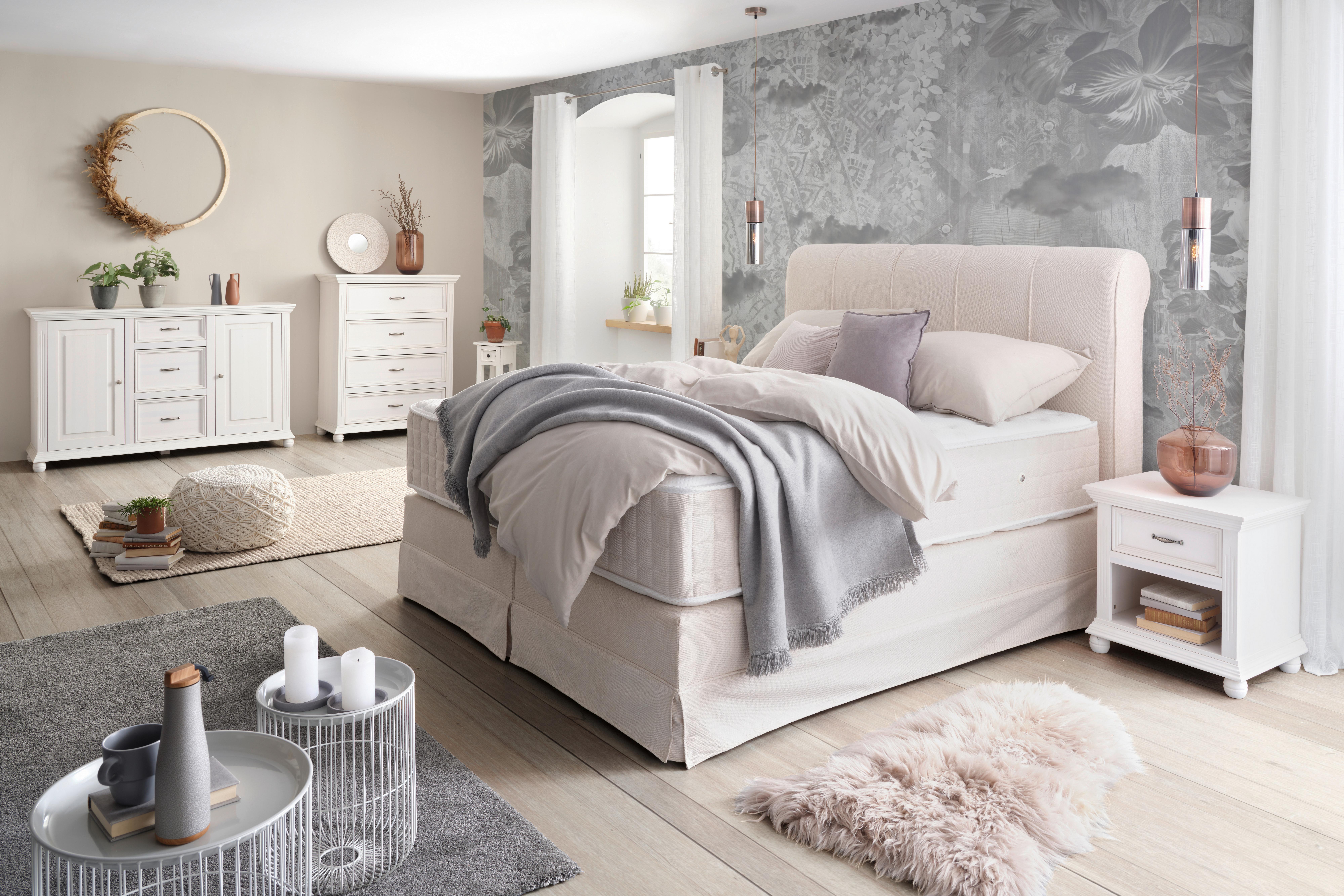PAT BOXSPRING SOFI - bej, material pe bază de lemn (180/200cm) - Premium Living
