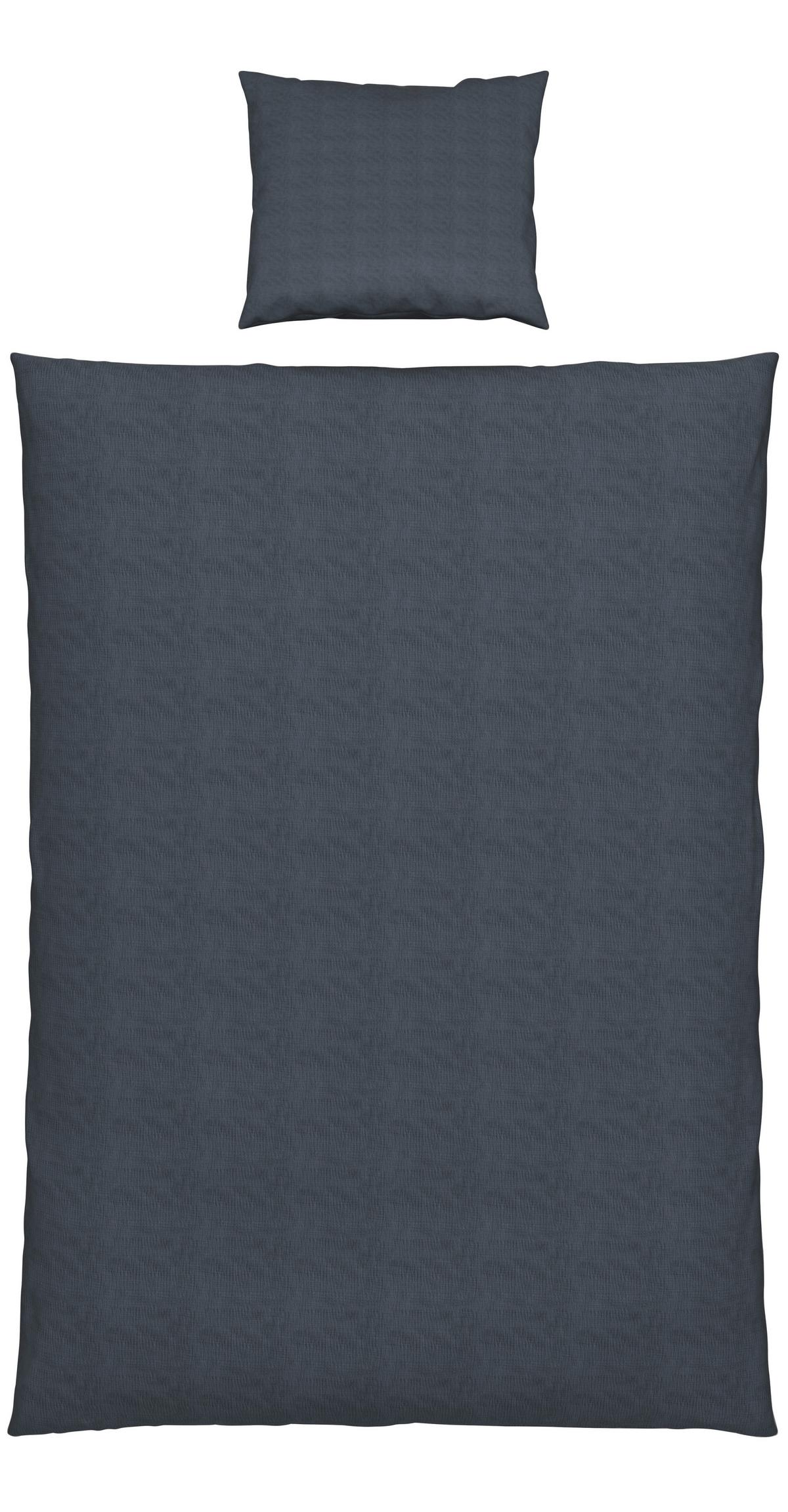 Bettwäsche Melissa in Grau ca. 160x210cm - Grau, Modern, Textil (160/210cm) - Modern Living