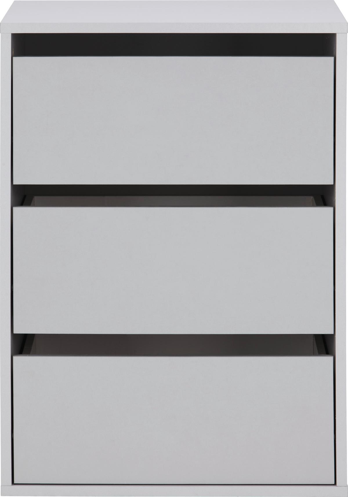 Schubkasteneinsatz in Grau - Grau, Holzwerkstoff/Kunststoff (51/70,6/39,6cm) - Mömax