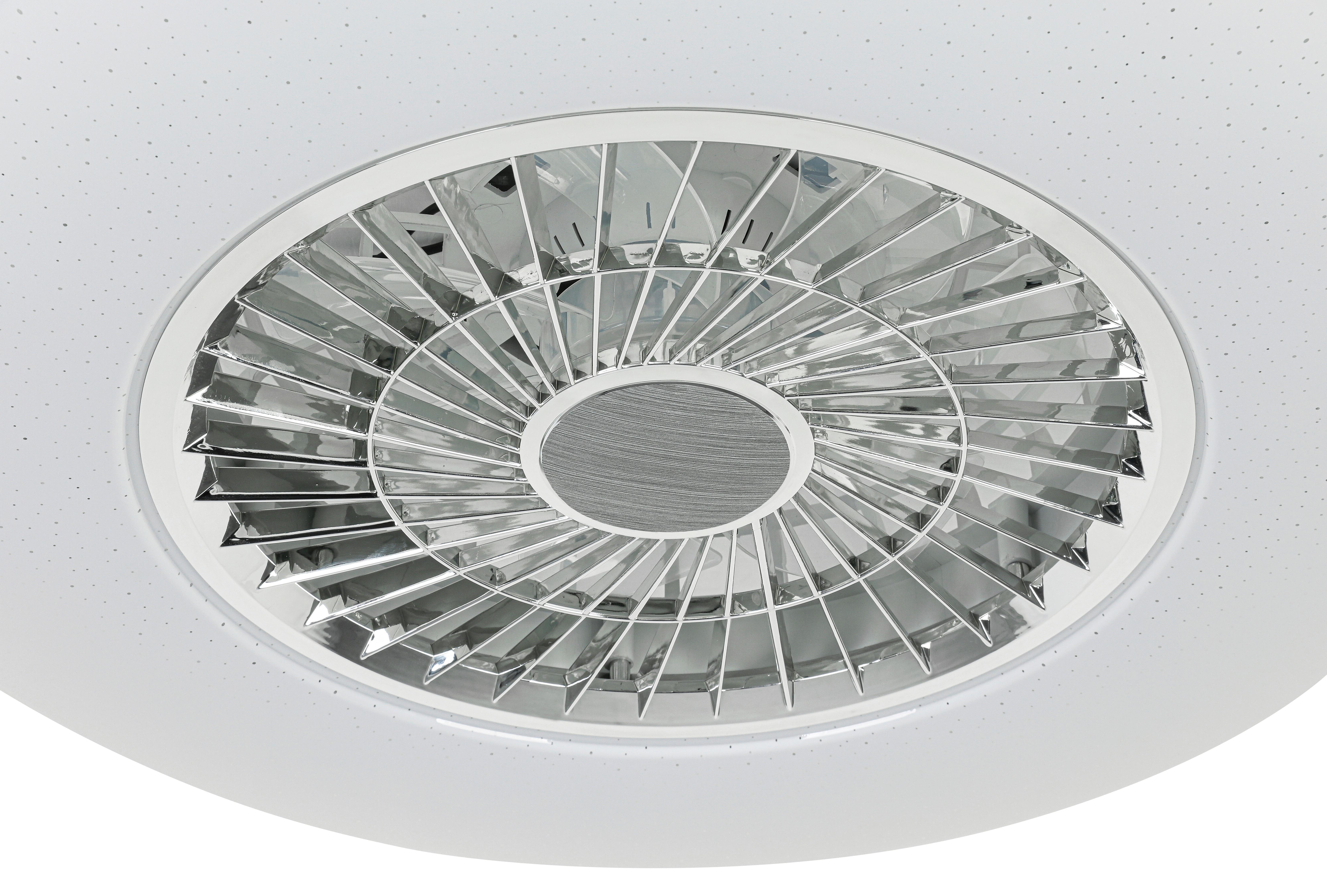 LED-TAKLAMPA LUFTIKU - vit/kromfärg, Klassisk, metall/plast (58/14,5cm) - Premium Living