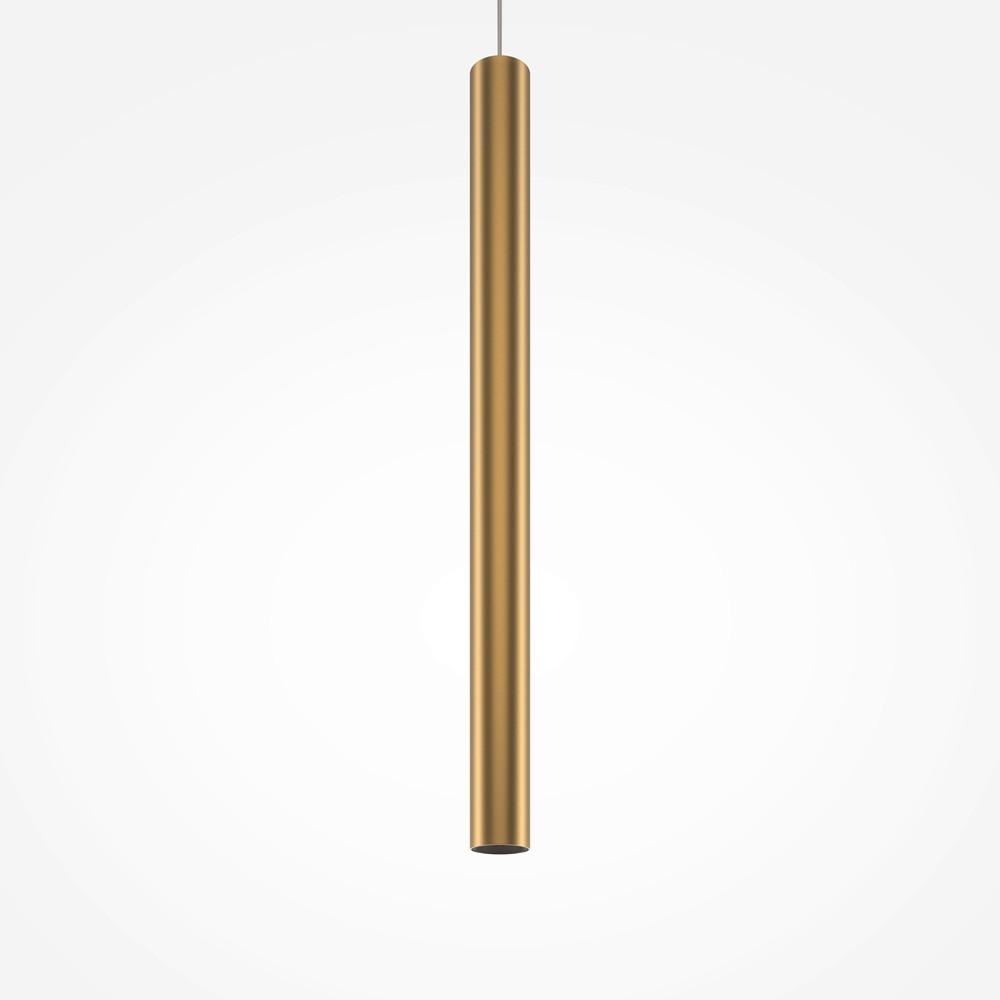 Viseča Nihalna Svetilka Pro Base, S Sijalko - zlate barve, Moderno, kovina (3/40cm) - MAYTONI