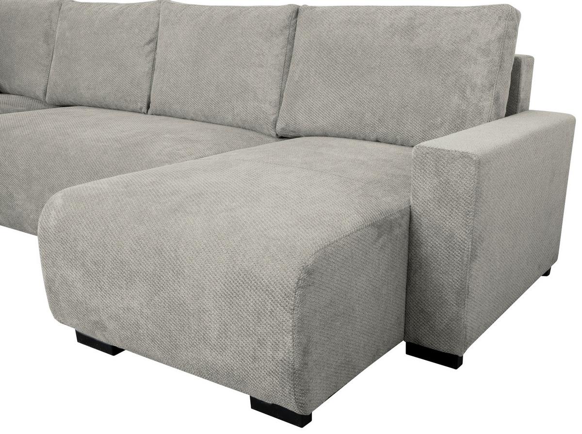 Canapea modulara VERONICE - albastru/gri deschis, Trend, textil (171/313/141cm) - Modern Living
