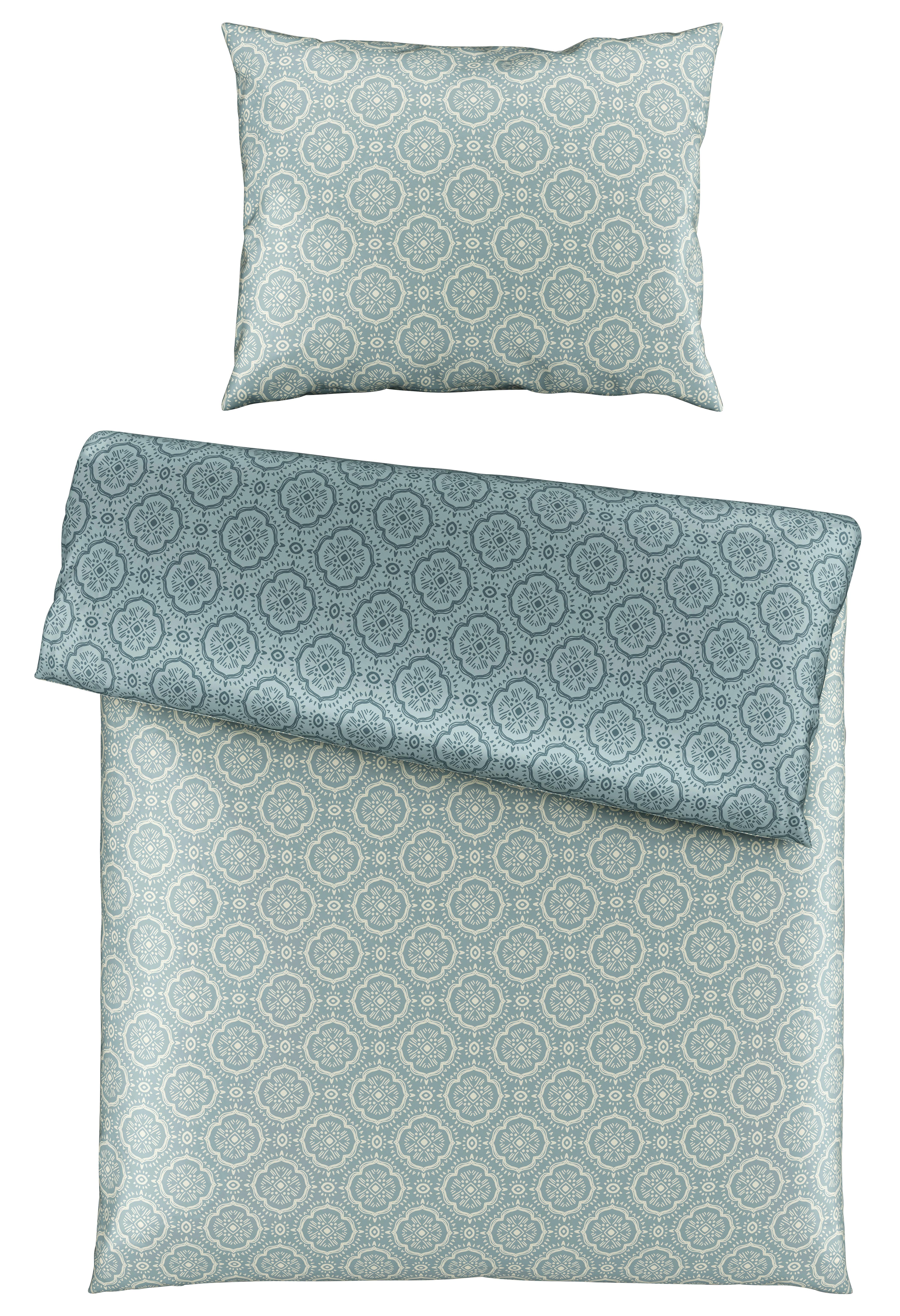 Posteljina Ethno 140x200/60x80cm - plava, Lifestyle, tekstil (140/200cm) - Mömax