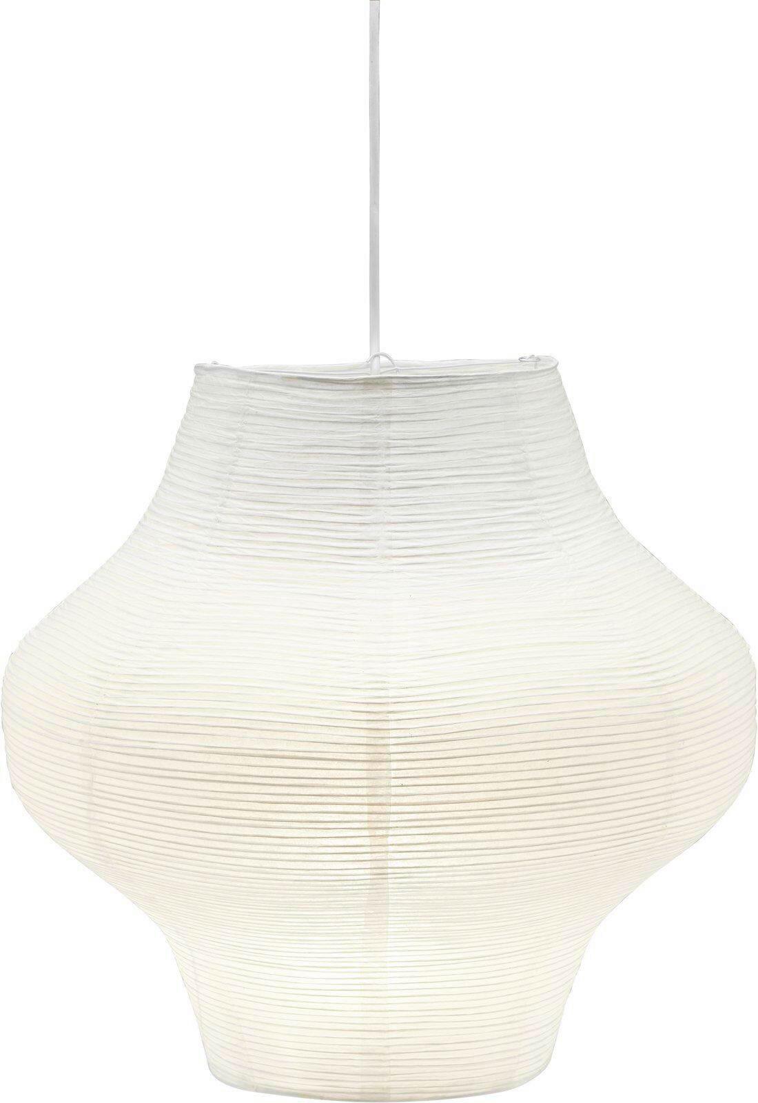 ABAŻUR 4442 SANI - biały, Natur, papier (44/42,5cm) - PR Home
