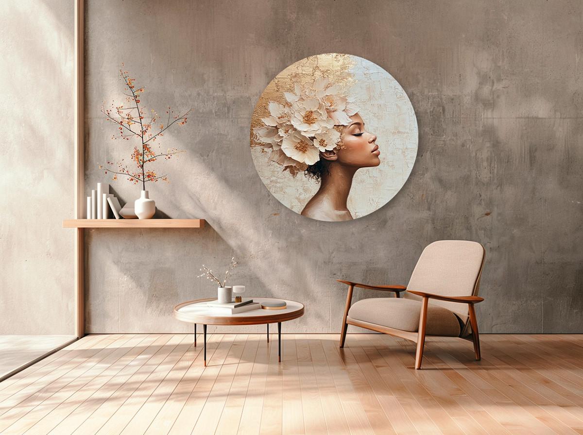METALLBILD FLORAL DREAMS IN GOLDEN LIGHT - Basics (40/0,3cm)
