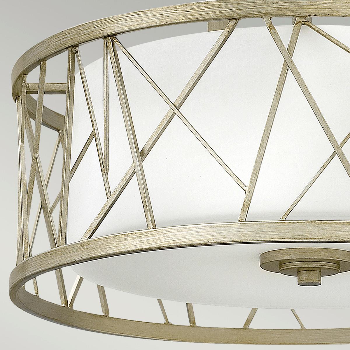 Stropna Svjetiljka Nest Hk-Nest-Sf-Sl - srebrne boje, Design, staklo/metal (50.8/29.2cm) - Elstead Lighting