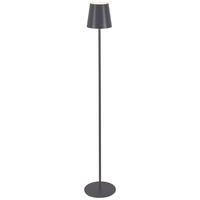 LED Állólámpa Ausi - antracit, Modern, műanyag/fém (22/130cm) - Modern Living
