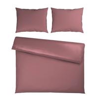 Bettwäsche Xenia Uni XXL Mauve ca. 200x220cm - Mauve, MODERN, Textil (200/220cm) - Premium Living