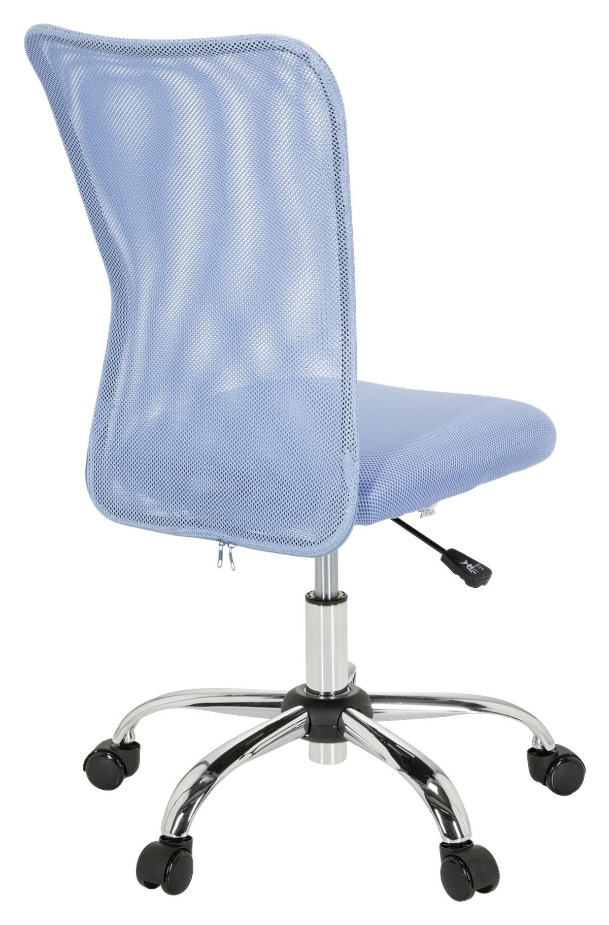 Jugenddrehstuhl Kiddy Net ca. 54x88-98x54 cm Blau - Blau, Basics, Kunststoff (54/88-98/54cm) - MID.YOU