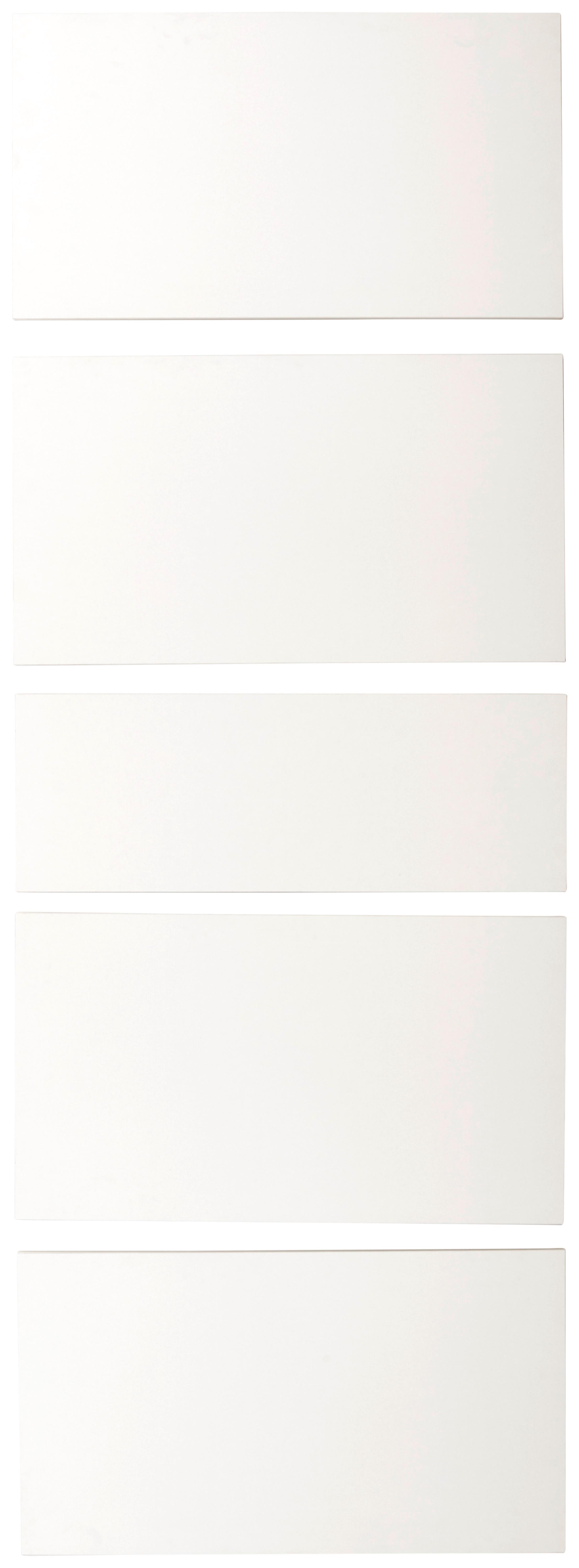 Panel Fronte Unit - bela, Moderno, leseni material - Based