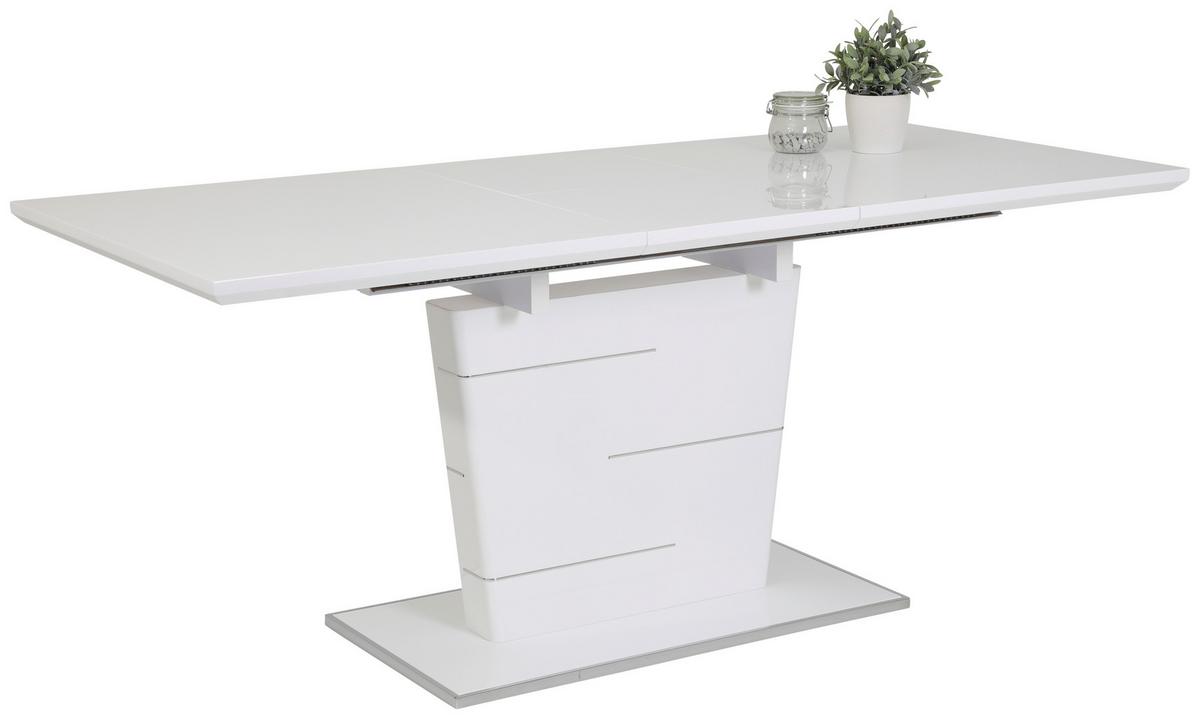 TISCHGRUPPE DONAU I G - Anthrazit/Grau, MODERN, Holzwerkstoff/Textil (120 - 160/76/80cm) - MID.YOU