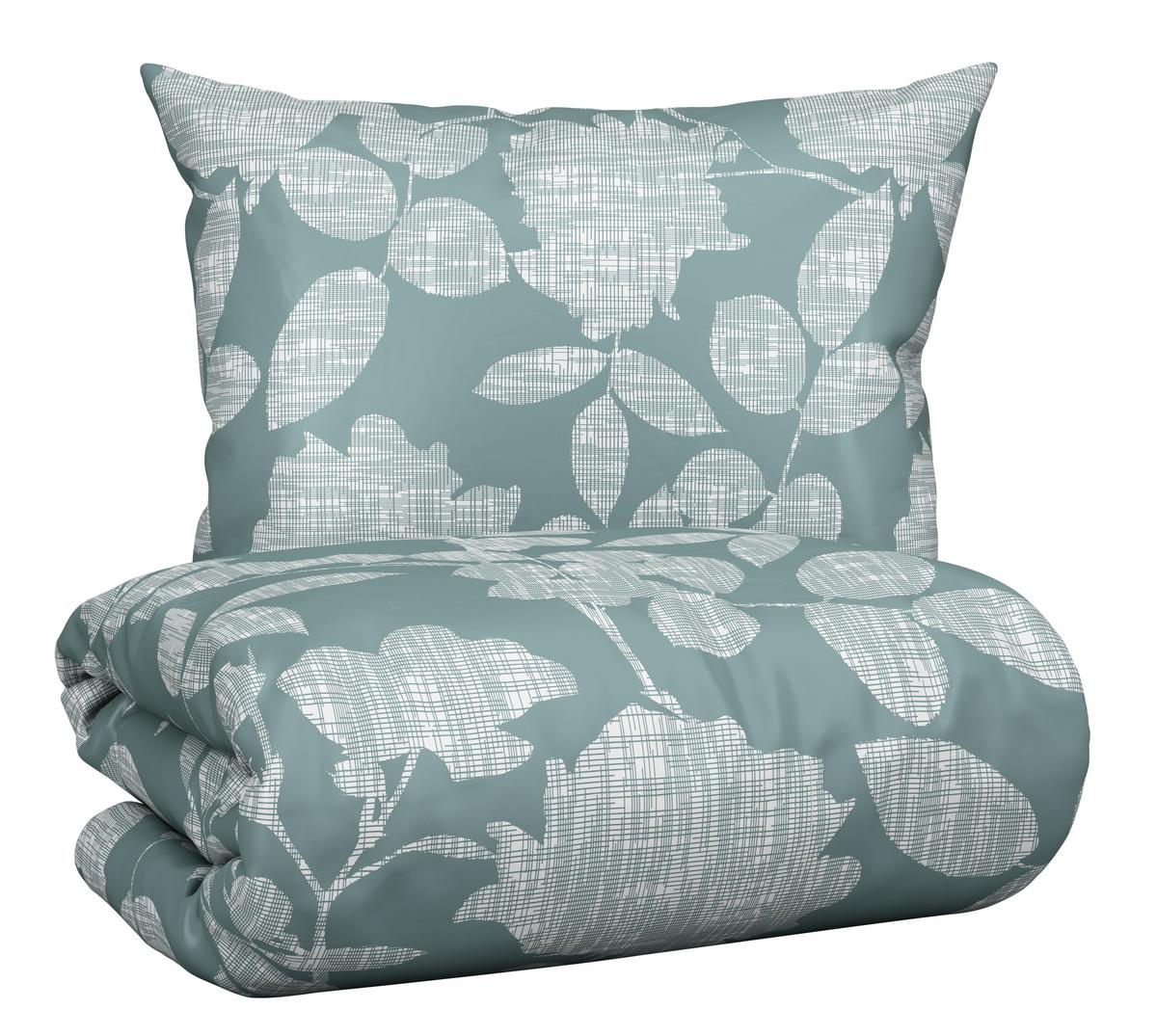 Bettwäsche Thea ca. 210x160cm - Blau, Konventionell, Textil (160/210cm) - Premium Living