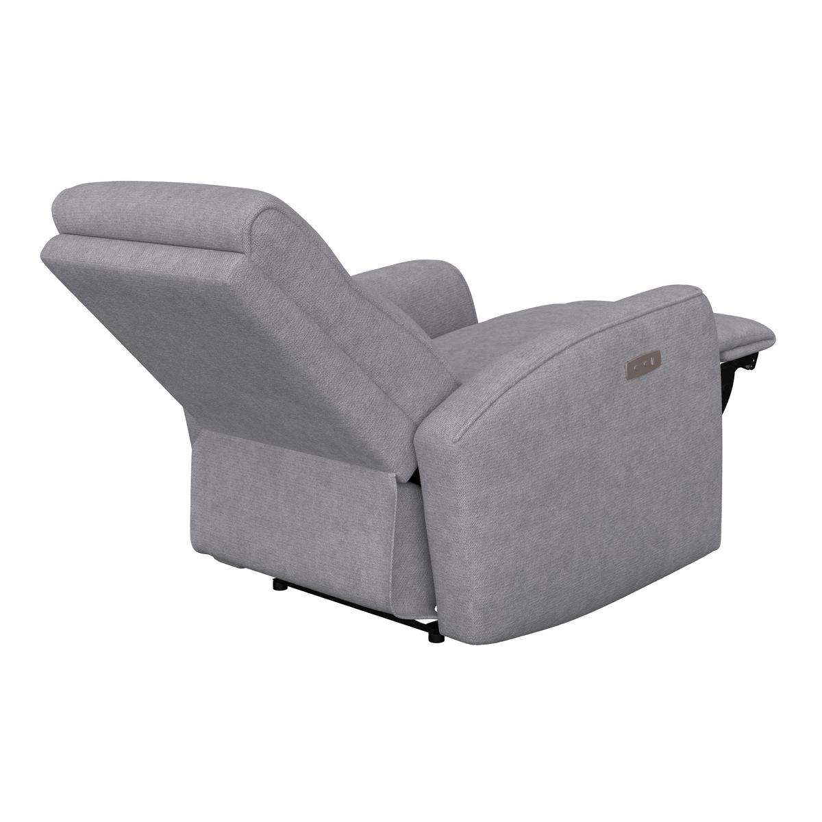 Fotoliu pentru televizor LEON - gri închis, Basics, plastic/lemn (80/102/96cm) - Ondega