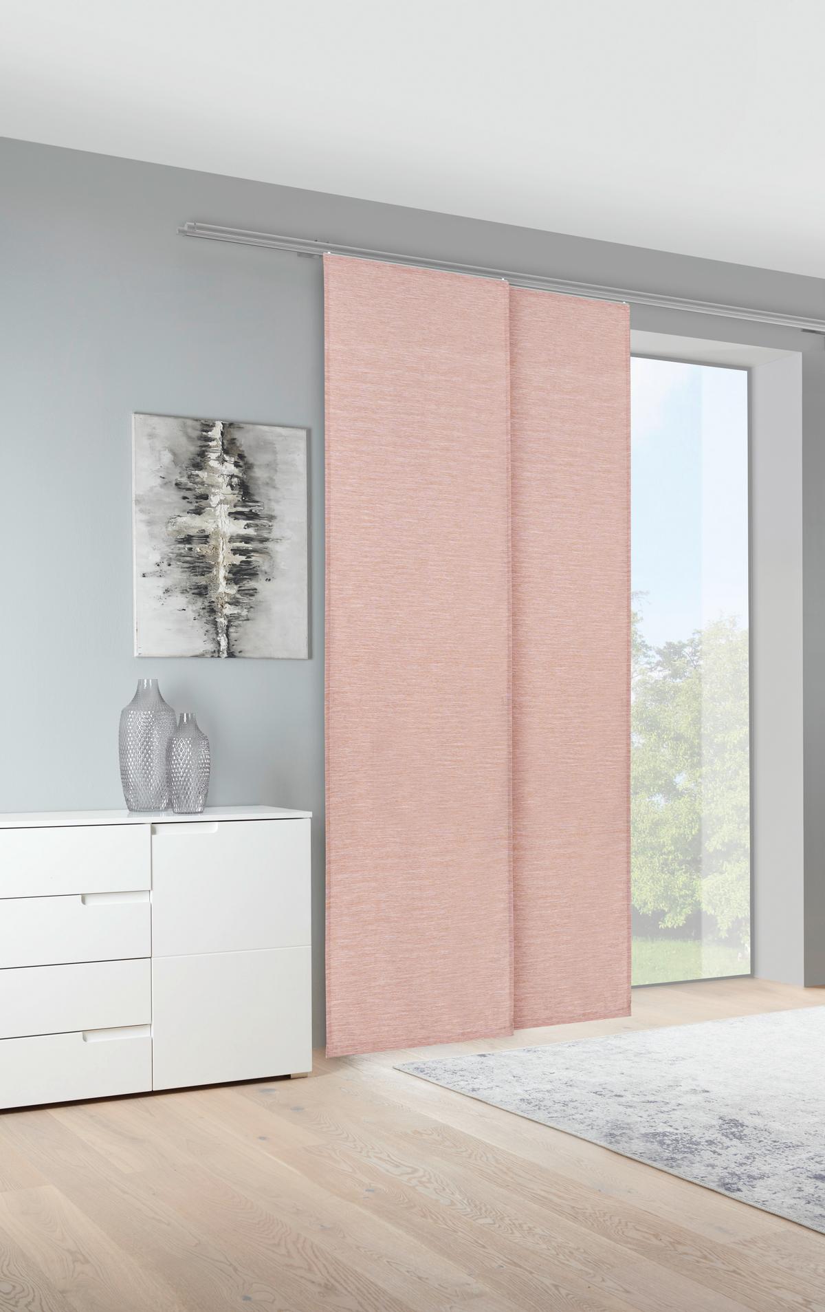ZASŁONA PANELOWA KIRA - terakota, Basics, tkanina (60/245cm) - Esposa