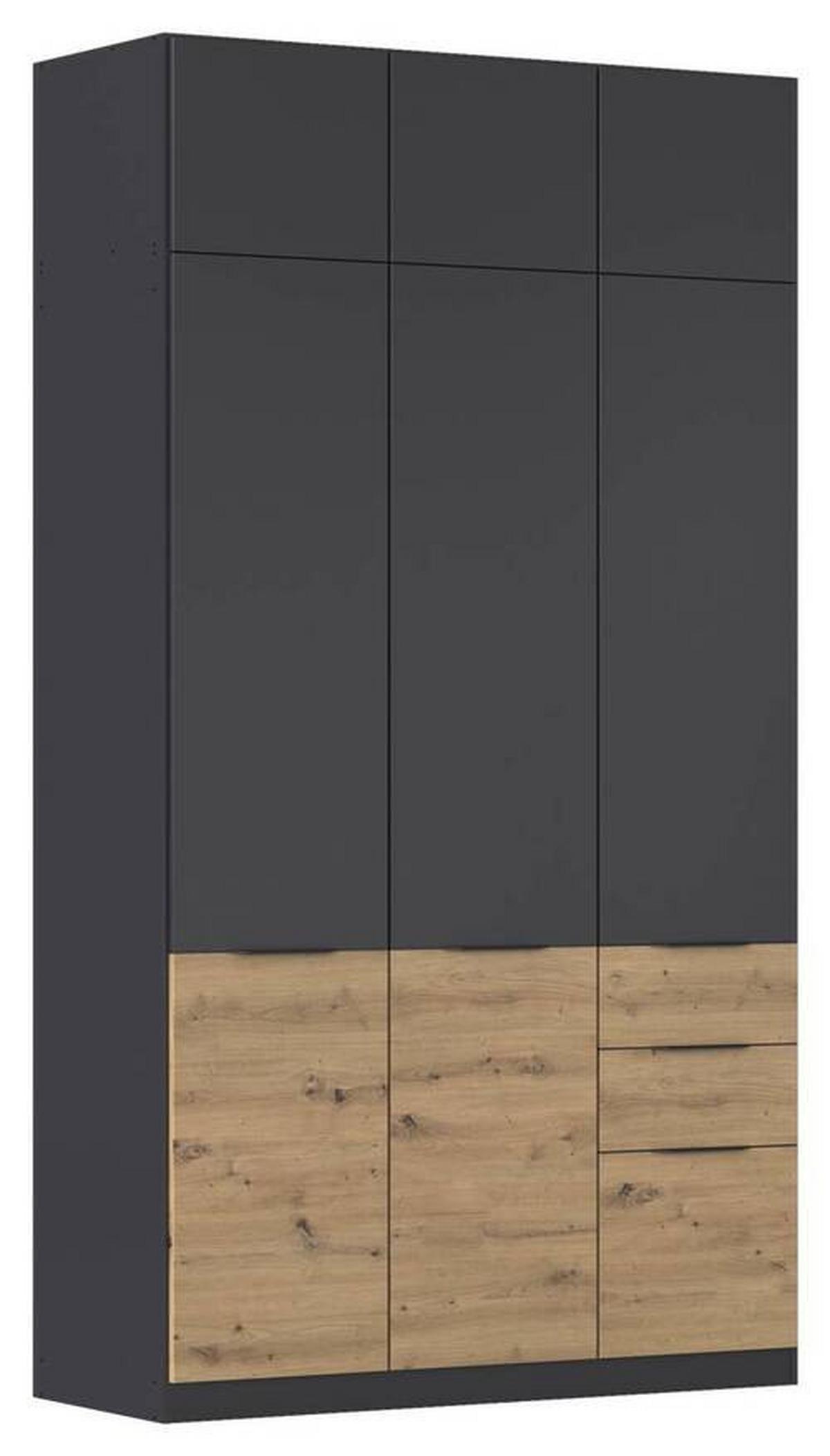 DULAP MAX-EXTRA - gri, Konventionell, material pe bază de lemn (136/39/54cm) - Modern Living