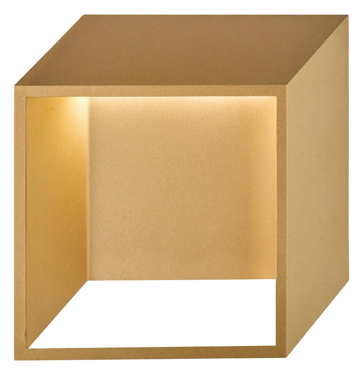 Led Svjetiljka Zidna 4416.01.15.8000 - zlatne boje, Design, metal/plastika (25/9,2/25cm) - Globo