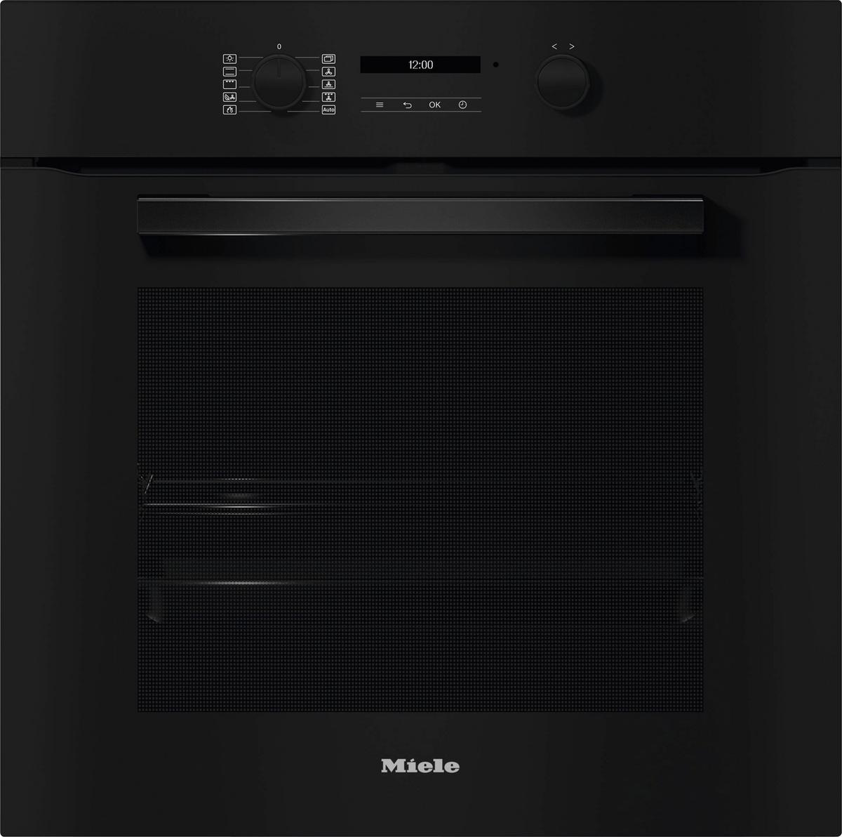 Einbaubackofen H2851BPOBSW Schwarz - Schwarz, MODERN, Glas/Metall (59,5/59,6/56,8cm) - Miele