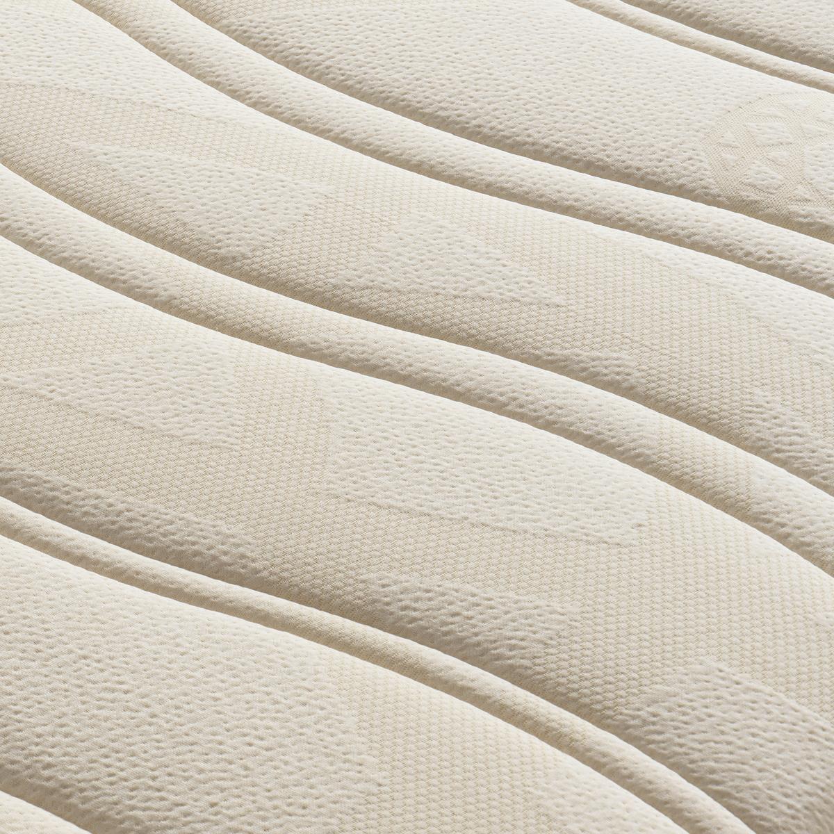 Latexmatratze Waldgrün ca. 90x200 cm Weiß - Weiß, Basics, Textil (90/200cm) - Linea Natura