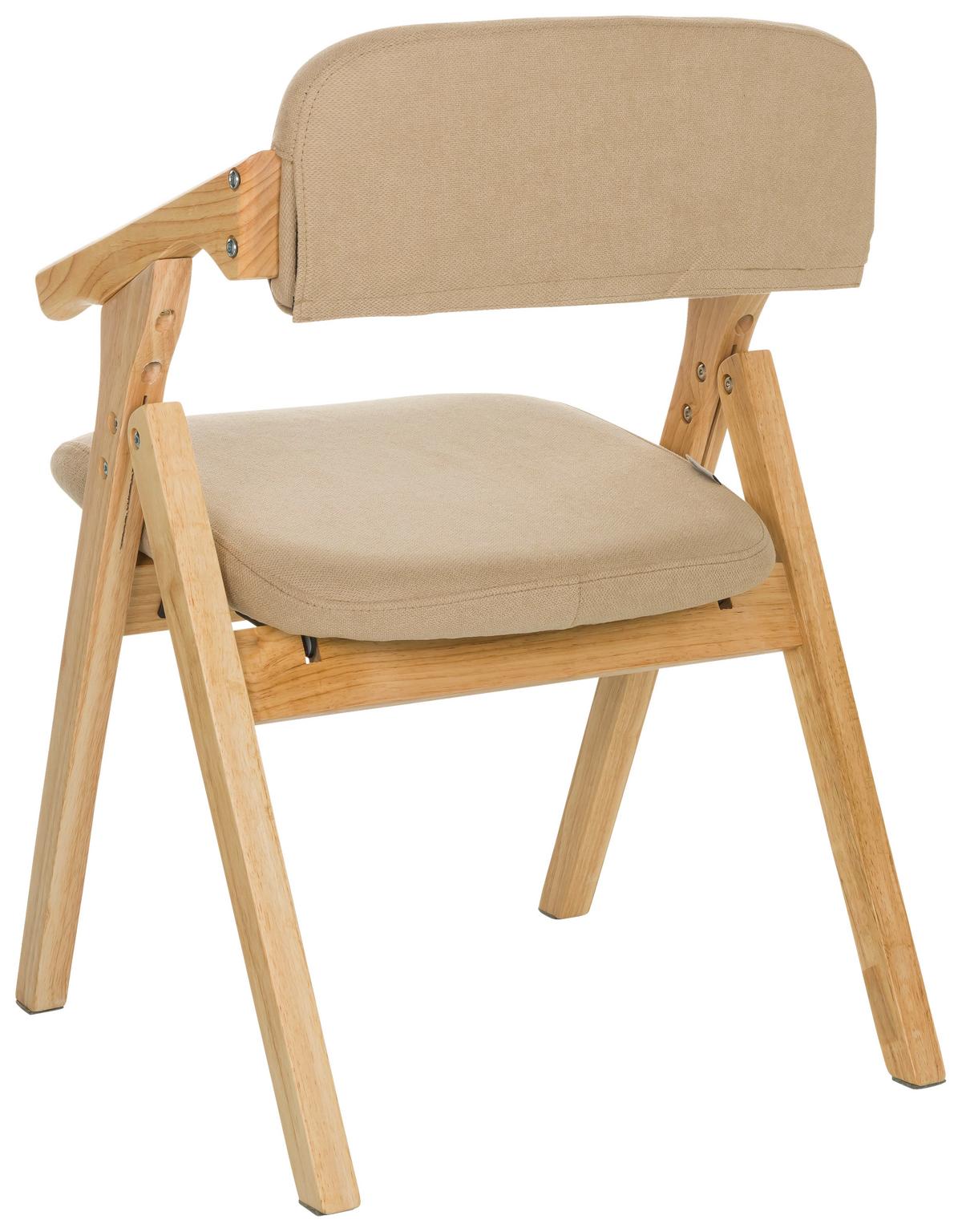 Naslanjač Scandio, Bež - bež, Basics, tekstil/les (53/79/55cm) - MID.YOU