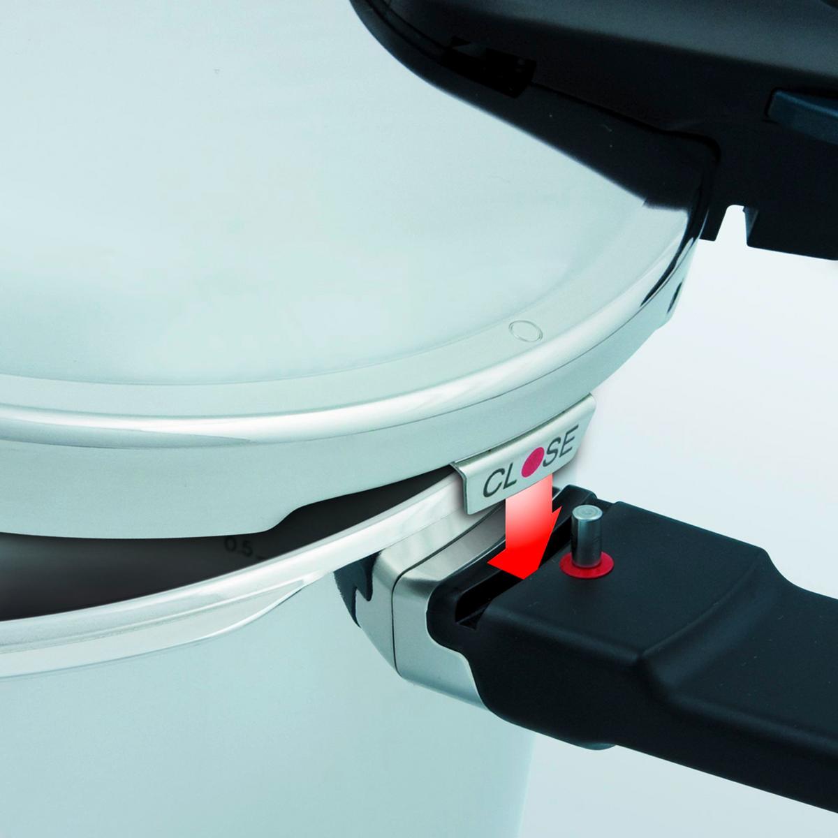 SZYBKOWAR 602-810-10-000/0 FISSLER - kolor srebrny, Basics, metal (26cm) - Fissler