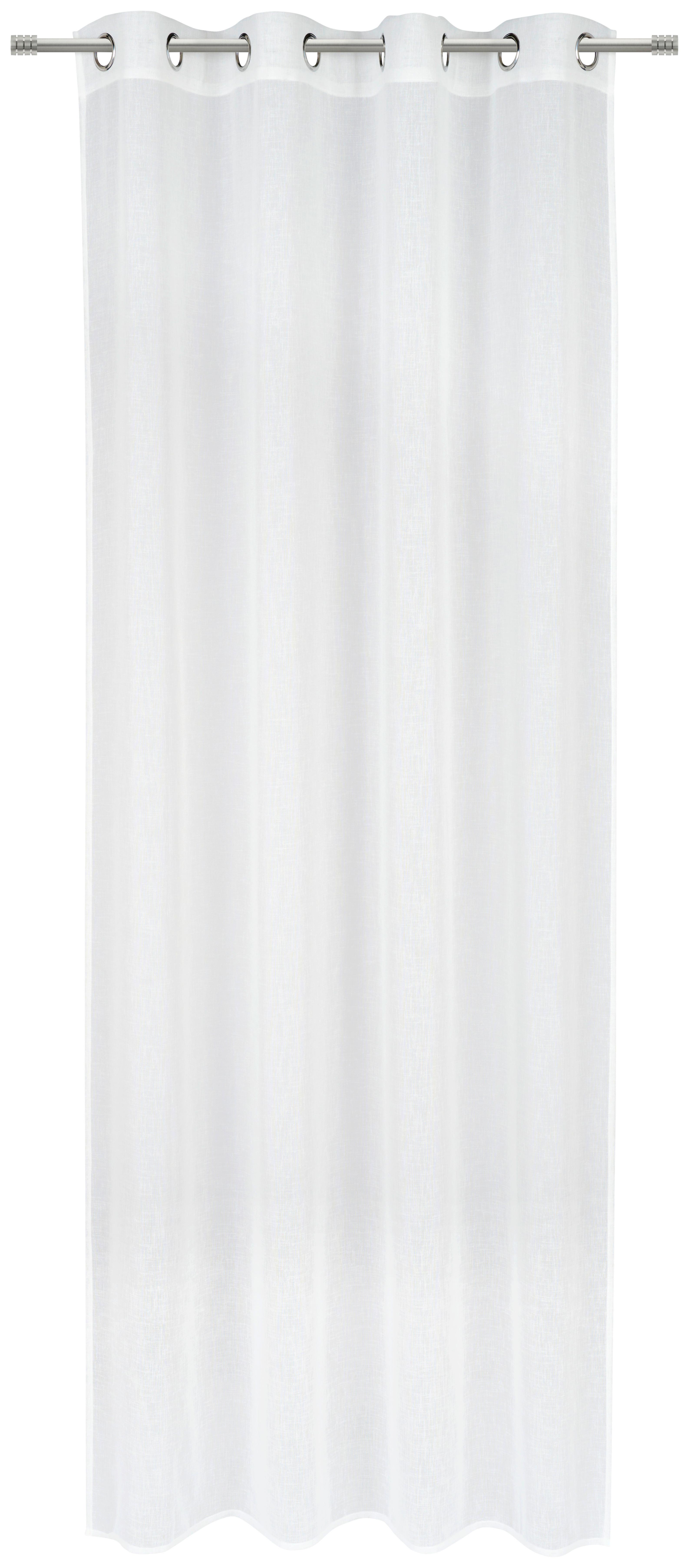 ZASŁONA NA PRZELOTKACH HENRY - biały, Basics, tkanina (140/245cm) - Esposa