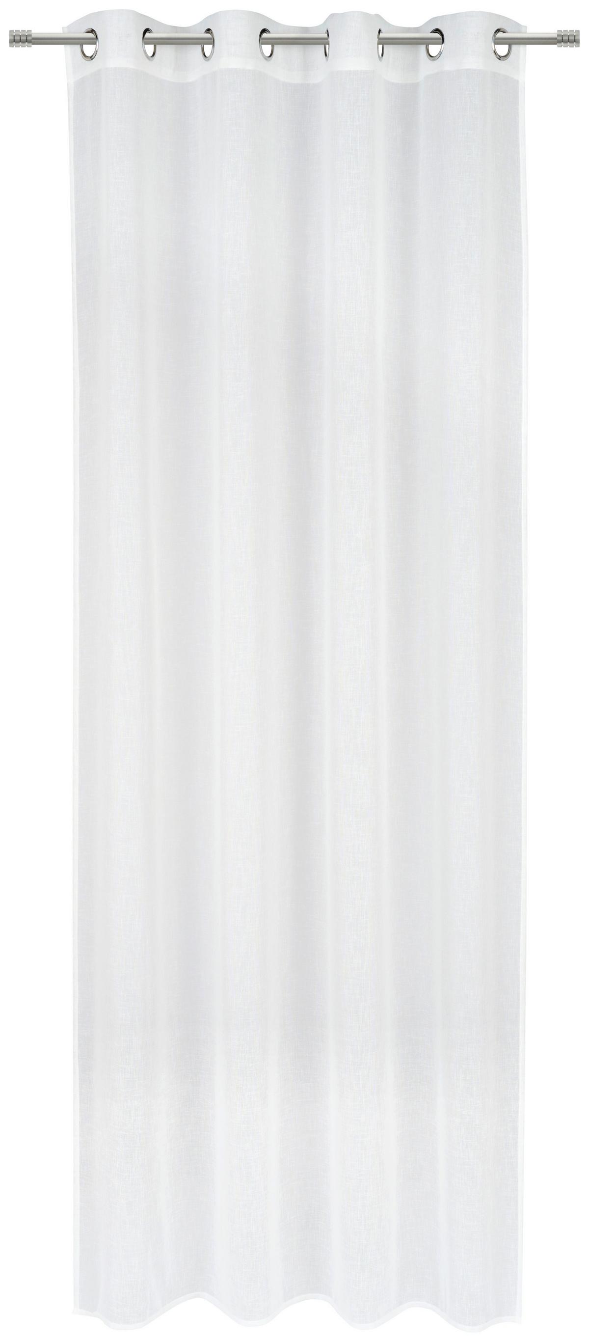 ZASŁONA NA PRZELOTKACH HENRY - biały, Basics, tkanina (140/245cm) - Esposa