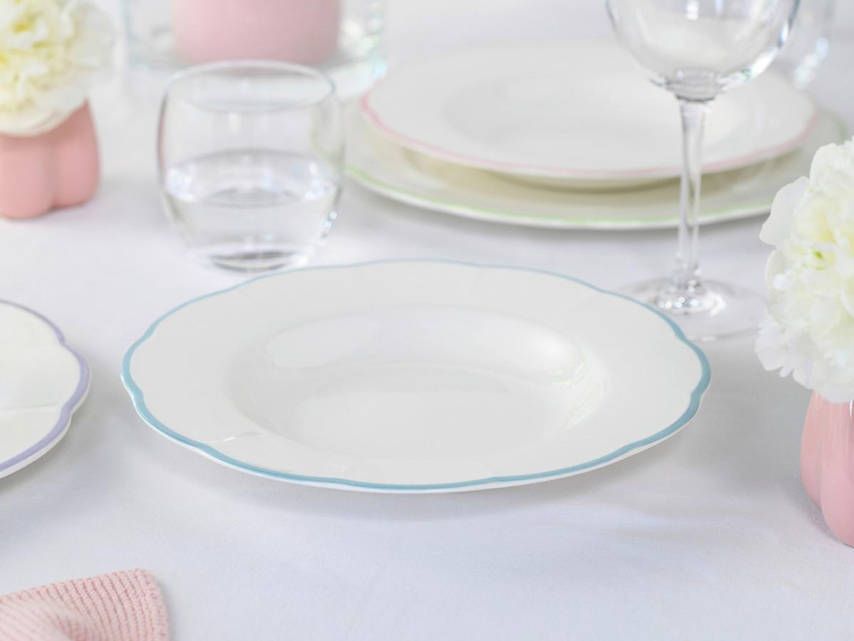 Serviciu De Masă Florine 8/1 - lila/verde limetă, Basics, ceramică - Creatable