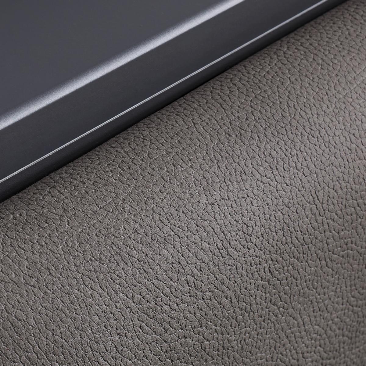 Pat tapițat Mariello 140/200 antracit/maro deschis - antracit/maro deschis, Modern, lemn/textil (140/200cm) - Bessagi Home
