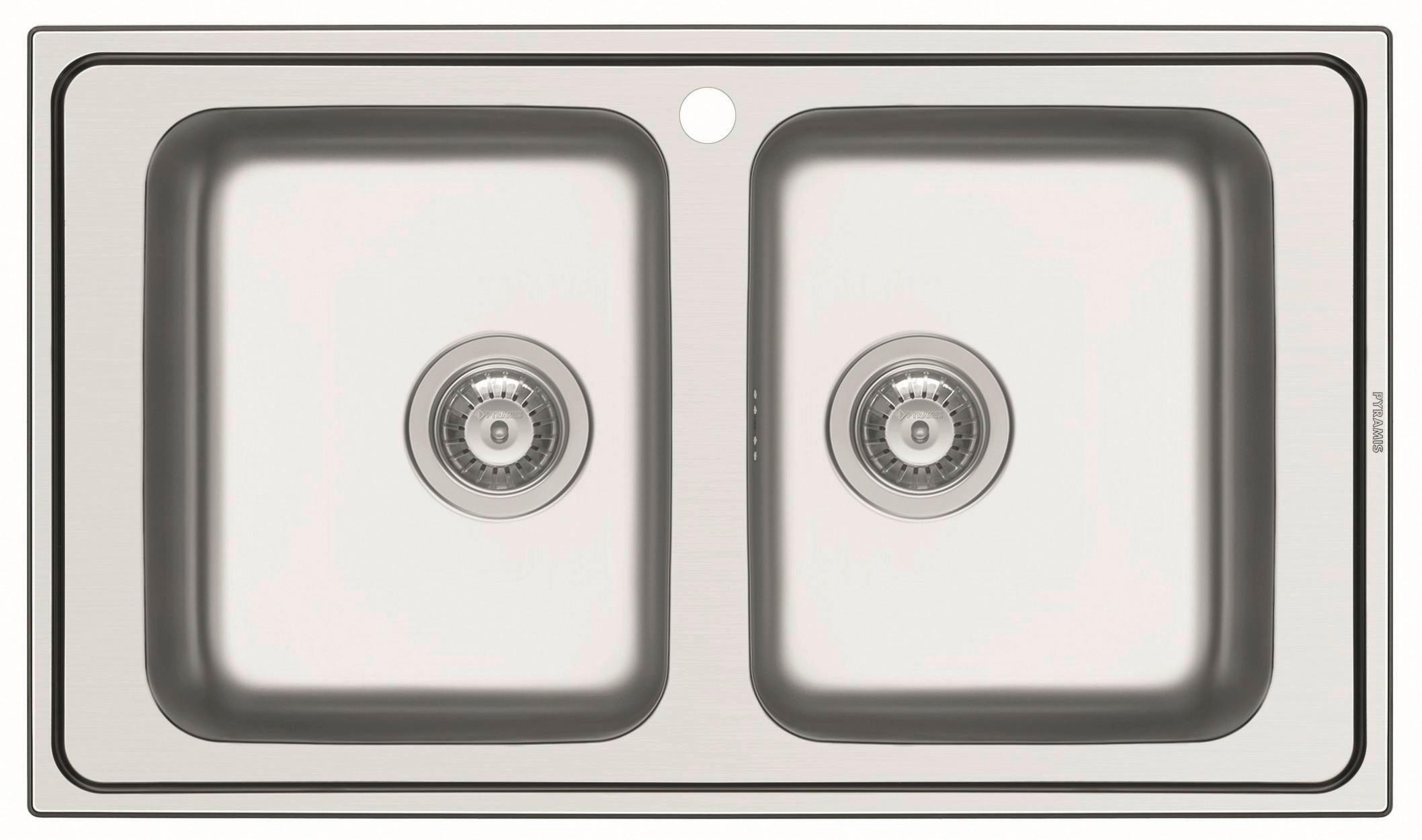 Spüle 510032 Edelstahl poliert - Edelstahlfarben, MODERN (86/18/50cm) - Vogt