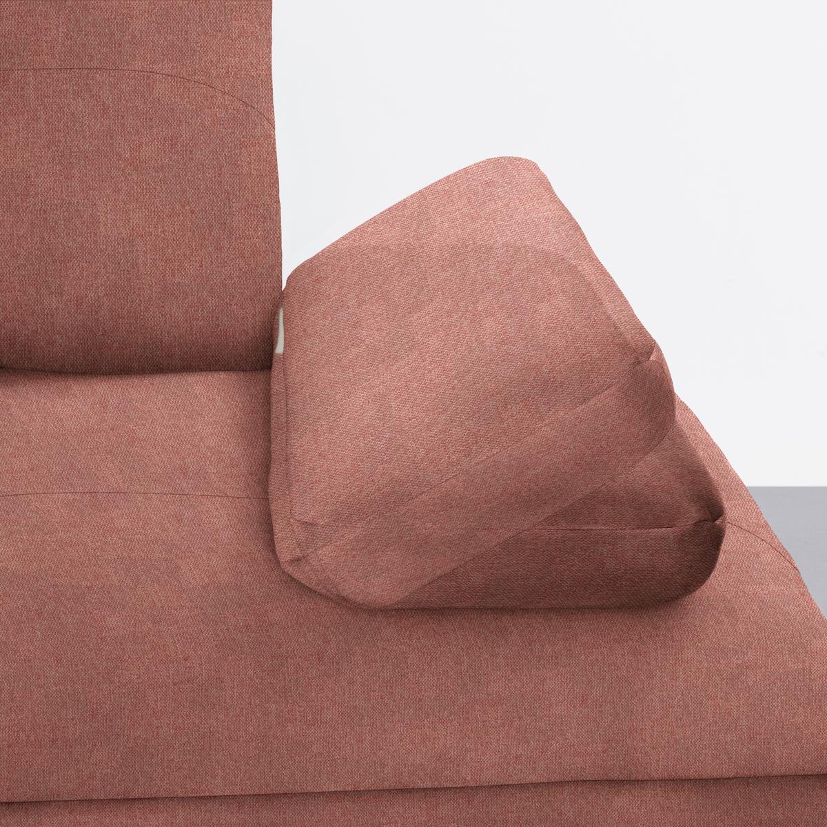Wohnlandschaft Trendy Altrosa - Altrosa/Schwarz, MODERN, Holzwerkstoff/Textil (310/93/250cm) - Premium Living