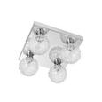 Deckenleuchte Mia, max. 4x33 Watt - Chromfarben, MODERN, Glas/Metall (21/21/12cm) - Mömax modern living Deckenleuchte Mia, max. 4x33 Watt - Chromfarben, MODERN, Glas/Metall (21/21/12cm) - Mömax modern living
