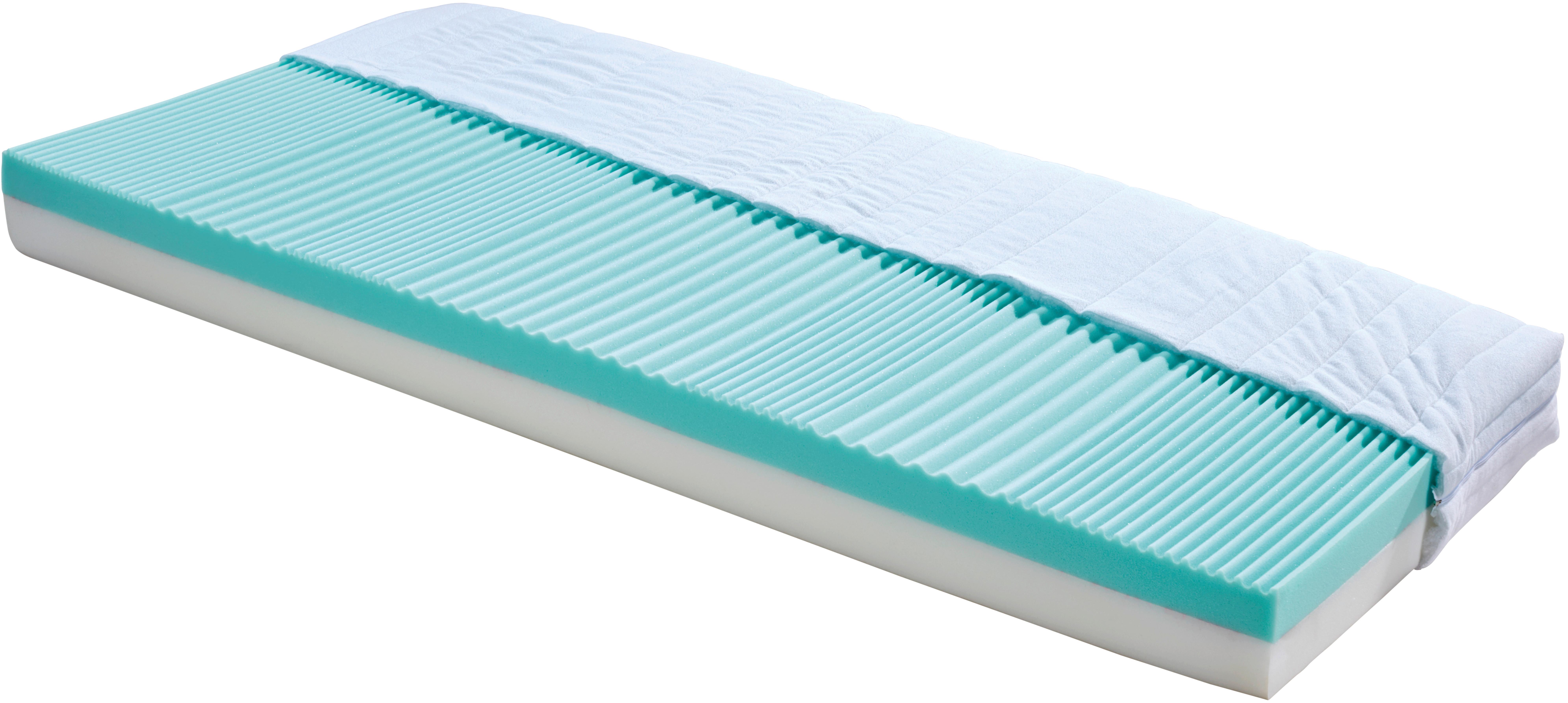 Kaltschaummatratze Lisi H2 ca. 140x200 cm - Weiß, KONVENTIONELL, Textil (140/200cm) - P & B