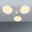 Stropna Led-svetilka Leya - bela/krom, Romantika, kovina/umetna masa (50/13cm) - Mömax modern living Stropna Led-svetilka Leya - bela/krom, Romantika, kovina/umetna masa (50/13cm) - Mömax modern living