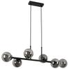 HÄNGLAMPA LISIB - kromfärg/svart, Modern, metall/glas (85cm) - Mömax