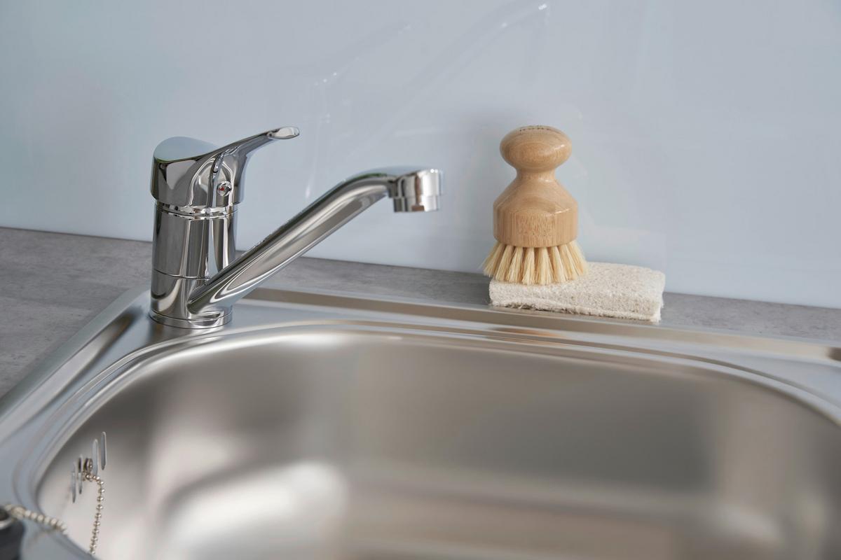 Pomivalno Korito Dallas, 46,5x43,5cm - barve nerjavečega jekla, Basics, kovina (46,5/15,5/43,5cm) - Respekta