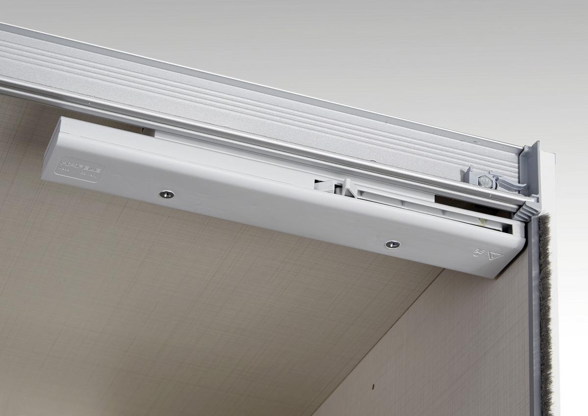Prigušivač Za Vrata Mexico / Cara / Lorenzo - boje aluminija, Konvencionalno, plastika (26,5/7,3/12,7cm) - Premium Living