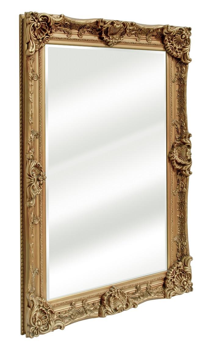 Wandspiegel Schönbrunn in Goldfarben - Goldfarben, Lifestyle, Glas/Holz (80/110/7,5cm) - Mömax