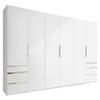Ormar S Klasičnim Vratima Level 36a - bijela/boje kroma, Moderno, drvni materijal/metal (300/216/58cm) - Modern Living