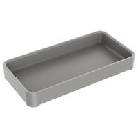 Tavă pentru tacâmuri Lis -Ext- - gri, Modern, plastic (38,1/19,1/4,8cm) - Mömax