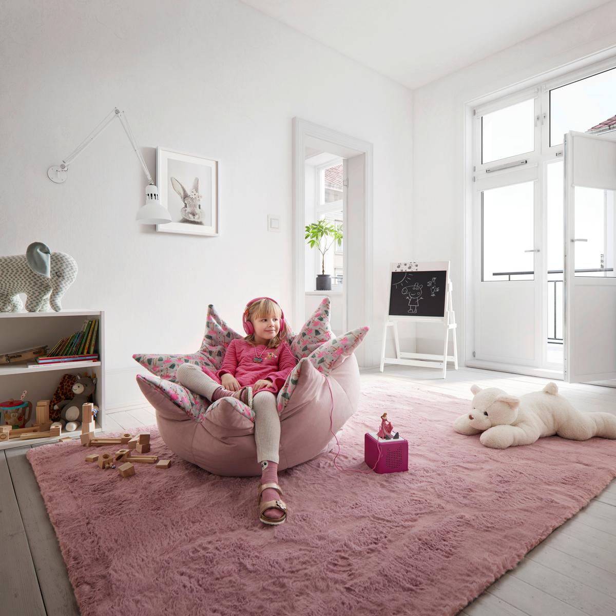 Dječja Fotelja Flamingo - pink/bijela, tekstil (85/60cm) - Mömax