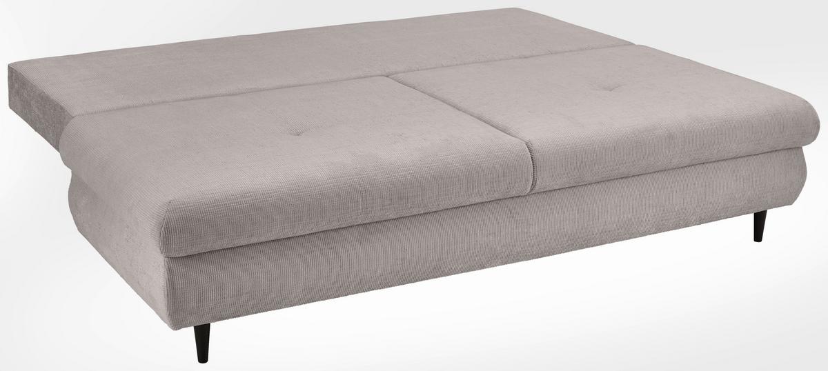 Trosjed Na Razvlačenje Virgo - bež/crna, Konvencionalno, tekstil/drvo (212/97/105cm) - Modern Living