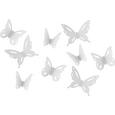 Stenska Dekoracija Butterfly Ii - bela, Romantika, umetna masa - Mömax modern living