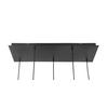 HÄNGLAMPA LUFOO - kromfärg/svart, Modern, metall/glas (75/25/120cm) - Mömax