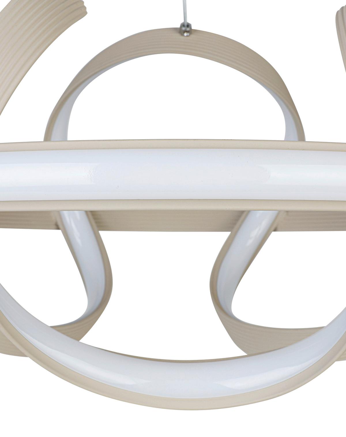 LAMPA WISZĄCA TARA - kolor piaskowy, Trend, tworzywo sztuczne/metal (41,5/120cm) - Collet's Monde