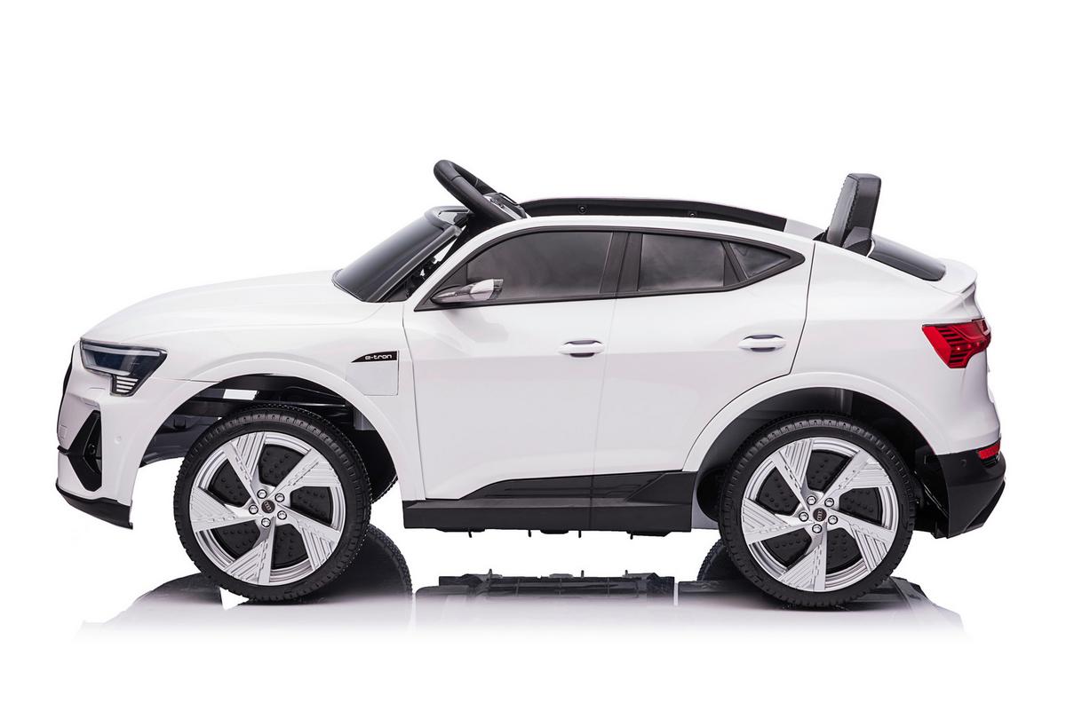 Elektro-Kinderauto Audi E-Tron Sportback Weiß - Weiß, KONVENTIONELL, Kunststoff (108/47/60cm)