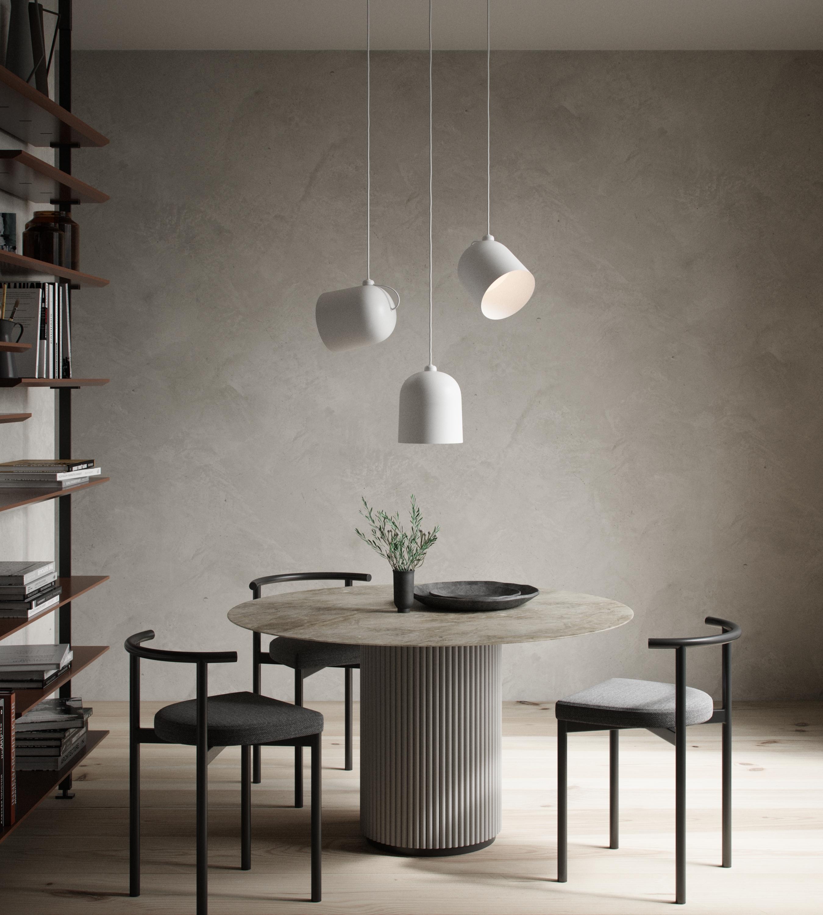 LAMPA WISZĄCA ANGLE PELA E27 HELL/JAPANDI - biały, Design, metal (21/32cm) - Nordlux