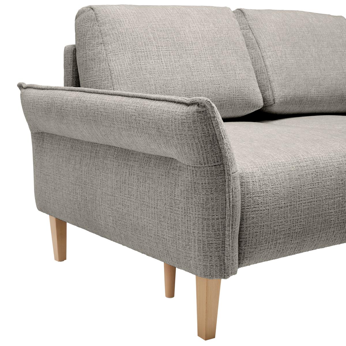 CANAPEA CU 2 LOCURI CUSTOM - gri închis/crem, Modern, textil (150/85/92cm) - Mömax