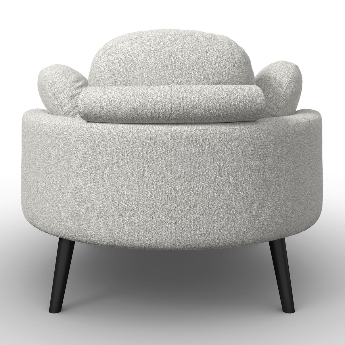 FOTOLIU BIANCA - gri, Modern, lemn/textil (109/83/148cm) - Bessagi Home